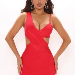 Fashion Nova Fancying You Bandage Mini Dress - Red 17 Fashion Nova Fancying You Bandage Mini Dress - Red -fashion nova dresses Shop 06 17 21Studio2 SN KP 10 09 48 5 BD127 Red P 2266 RG
