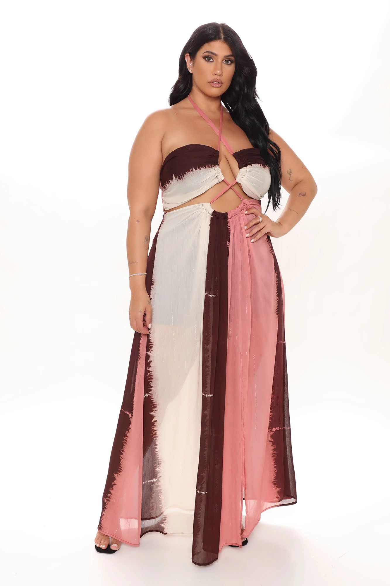 Fashion Nova Gypsy Love Maxi Dress - Mauve/combo 9 Fashion Nova Gypsy Love Maxi Dress - Mauve/combo - Image 7
