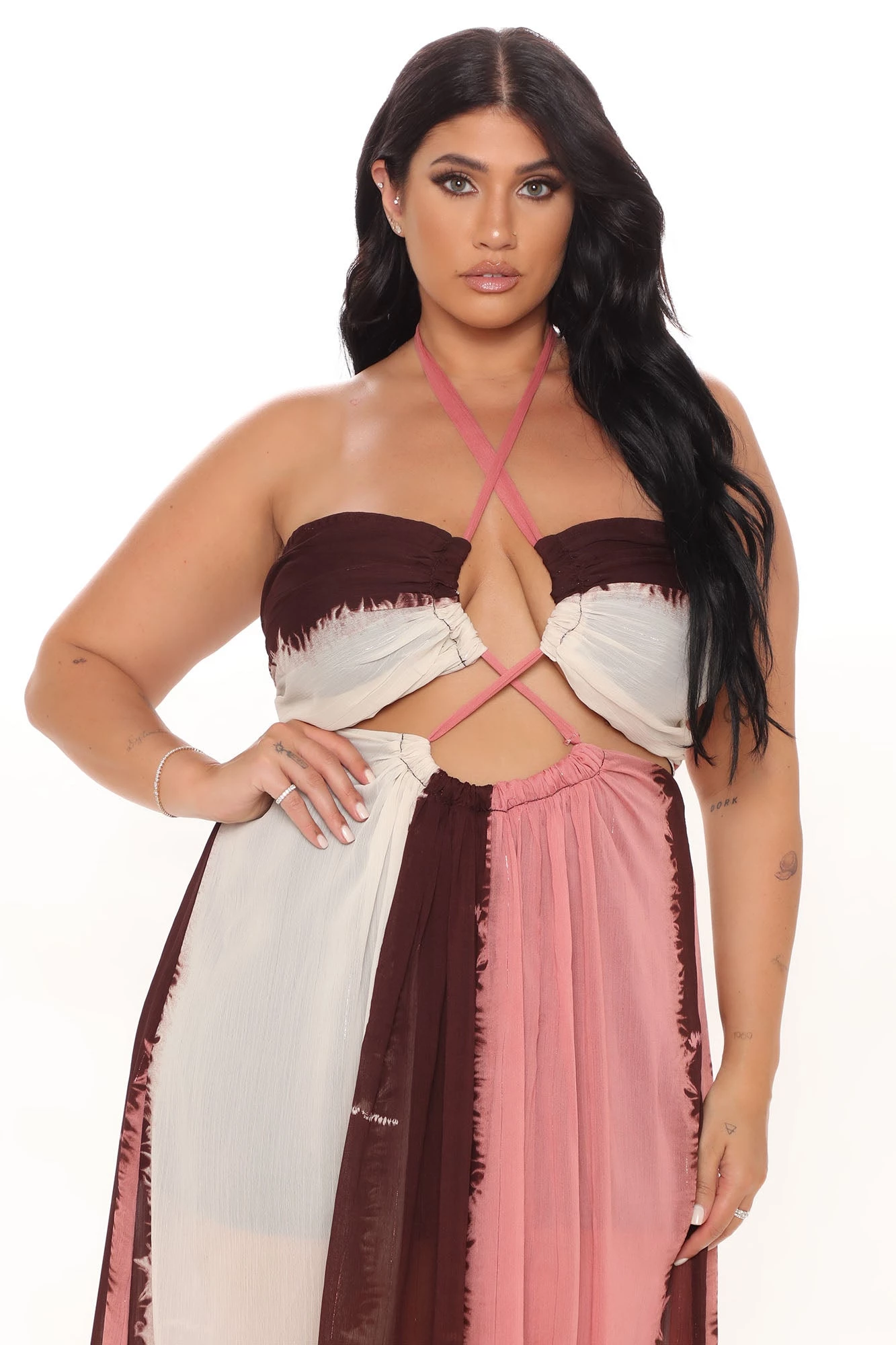 Fashion Nova Gypsy Love Maxi Dress - Mauve/combo 10 Fashion Nova Gypsy Love Maxi Dress - Mauve/combo - Image 8
