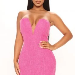 Fashion Nova Petite Celeste Tweed Mini Dress - Pink -fashion nova dresses Shop 06 20 22Studio4 MS OD 14 10 29 40 DI7843 Pink 3473 EH