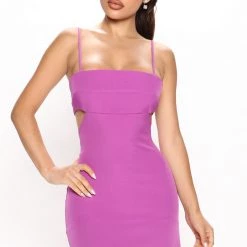 Fashion Nova Marilu Mini Dress - Purple