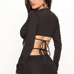 Fashion Nova Bad Gal Long Sleeve Micro Mini Dress - Black -fashion nova dresses Shop 06 23 22Studio2 SN AC 11 01 50 32 IDC282BREP Blackcombo 1745 PB