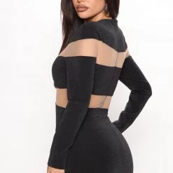 Fashion Nova VIP Entry Mini Dress - Black -fashion nova dresses Shop 06 23 22Studio2 SN AC 13 39 11 53 LD714 Black 1911 KL