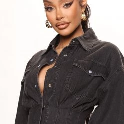 Fashion Nova Street Mood Denim Midi Dress - Black -fashion nova dresses Shop 06 24 22Studio3 ME RL 16 11 53 41 ID5000 Black 1549 SG