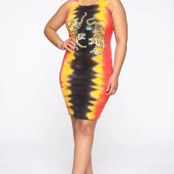 Fashion Nova Dying To Know You Tie Dye Mini Dress - Orange/Combo -fashion nova dresses Shop 06 27 19 Studio 4 RG 14 05 51 29 TN35 Orangecombo 2 KL scaled