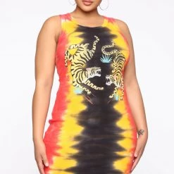 Fashion Nova Dying To Know You Tie Dye Mini Dress - Orange/Combo -fashion nova dresses Shop 06 27 19 Studio 4 RG 14 05 51 29 TN35 Orangecombo 6 KL scaled