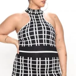 Fashion Nova Precision Knit Dress - Black/combo -fashion nova dresses Shop 06 27 22Studio2 ME KP 09 39 12 1 SBD283 Blackcombo 2265 PLUS JB