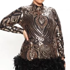 Fashion Nova Carmina Sequin Mini Dress - Black/combo -fashion nova dresses Shop 06 27 22Studio2 ME KP 10 12 57 10 GWZZX2035 Blackcombo 2375 PLUS KL