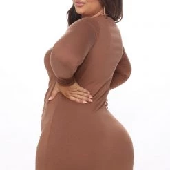 Fashion Nova Heart Rush Ruched Mini Dress - Chocolate 15 Fashion Nova Heart Rush Ruched Mini Dress - Chocolate -fashion nova dresses Shop 06 28 21Studio4 DM KG 9 JD42350L Chocolate 10 41 51 3962 PLUS KL