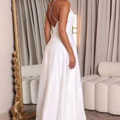 Fashion Nova Lace Dream Satin Maxi Dress - White 9 Fashion Nova Lace Dream Satin Maxi Dress - White -fashion nova dresses Shop 06 28 22Studio1 CE KP 11 51 44 42 MF21187 White 1995 KS