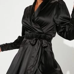 Fashion Nova Tall Only Love Satin Mini Dress - Black 8 Fashion Nova Tall Only Love Satin Mini Dress - Black -fashion nova dresses Shop 06 28 22Studio1 CE KP 15 26 39 70 HF22H377 Black 2597 JB