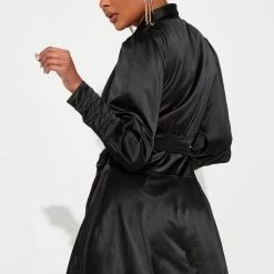 Fashion Nova Tall Only Love Satin Mini Dress - Black 9 Fashion Nova Tall Only Love Satin Mini Dress - Black -fashion nova dresses Shop 06 28 22Studio1 CE KP 15 27 00 70 HF22H377 Black 2609 JB
