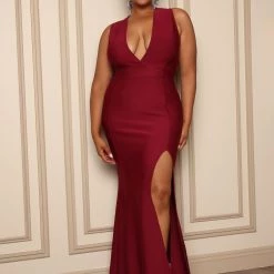 Fashion Nova Sophistication Bandage Maxi Dress - Wine -fashion nova dresses Shop 06 29 22Studio5 ME KP 09 36 58 2 74971 Wine 2327 PLUS EH
