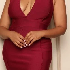 Fashion Nova Sophistication Bandage Maxi Dress - Wine -fashion nova dresses Shop 06 29 22Studio5 ME KP 09 37 03 2 74971 Wine 2331 PLUS EH