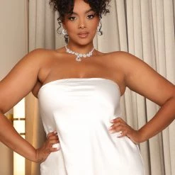 Fashion Nova She's So Sweet Satin Maxi Dress - White -fashion nova dresses Shop 06 29 22Studio5 ME KP 13 36 22 30 D8218CDD White P 2707 PLUS JB