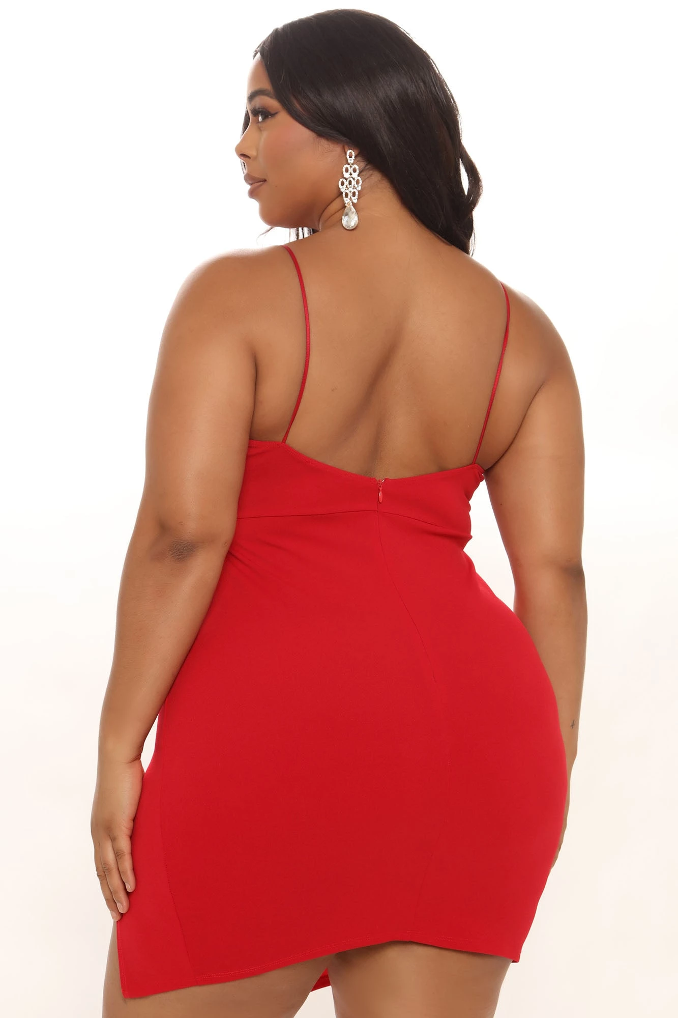 Fashion Nova A Careless Night Midi Dress - Red 12 Fashion Nova A Careless Night Midi Dress - Red - Image 10