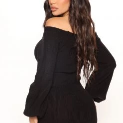 Fashion Nova Elektra Sweater Mini Dress - Black 10 Fashion Nova Elektra Sweater Mini Dress - Black -fashion nova dresses Shop 07 05 22Studio2 SN KP 10 58 05 19 ID5326 Black 4992 SG