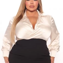 Fashion Nova Jenessa Mini Dress - Cream/combo -fashion nova dresses Shop 07 05 22Studio4 KJ AC 13 40 53 26 ID5100 Creamcombo 0916 PLUS JB