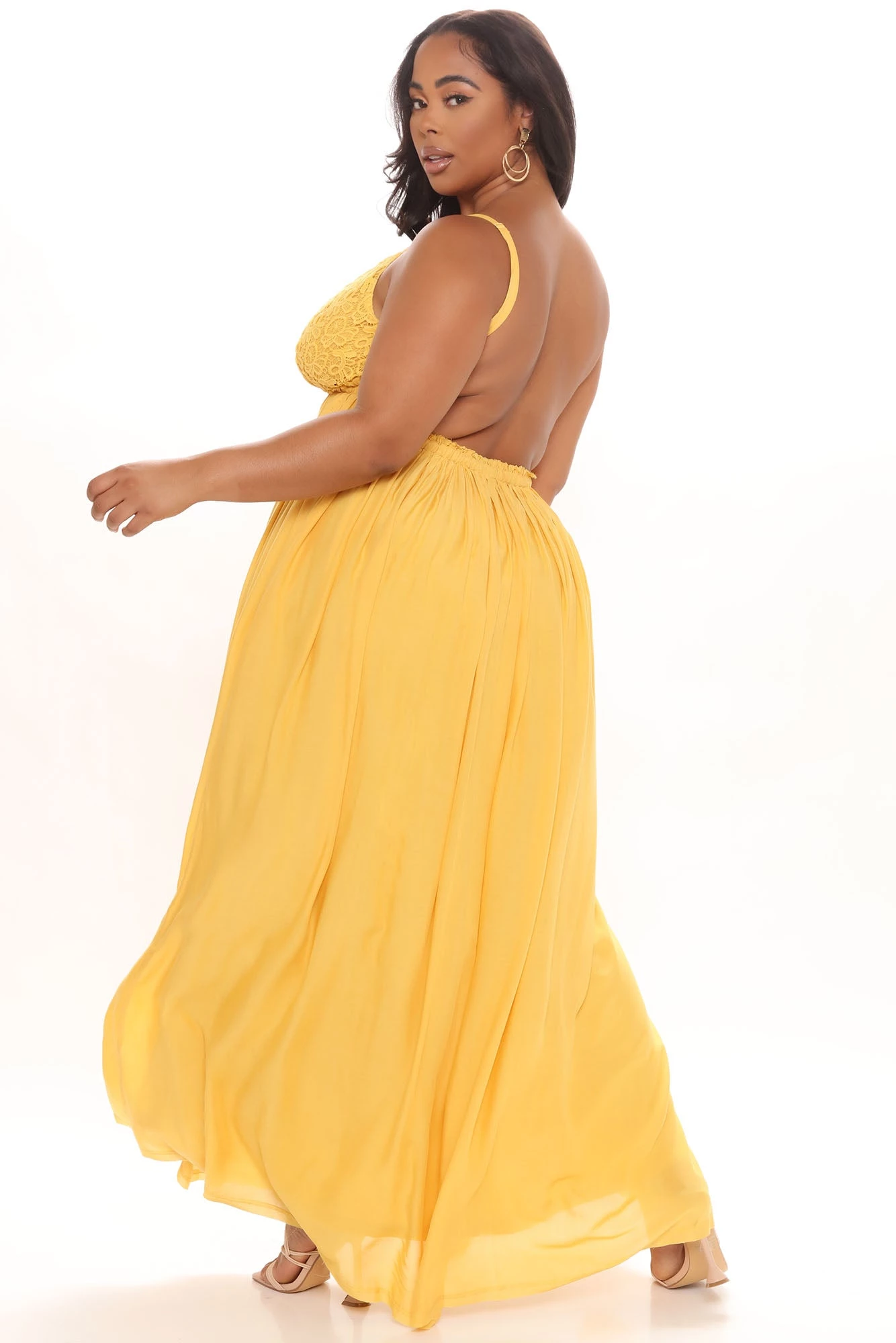 Fashion Nova Ancient Rome Dress - Mustard 8 Fashion Nova Ancient Rome Dress - Mustard - Image 6