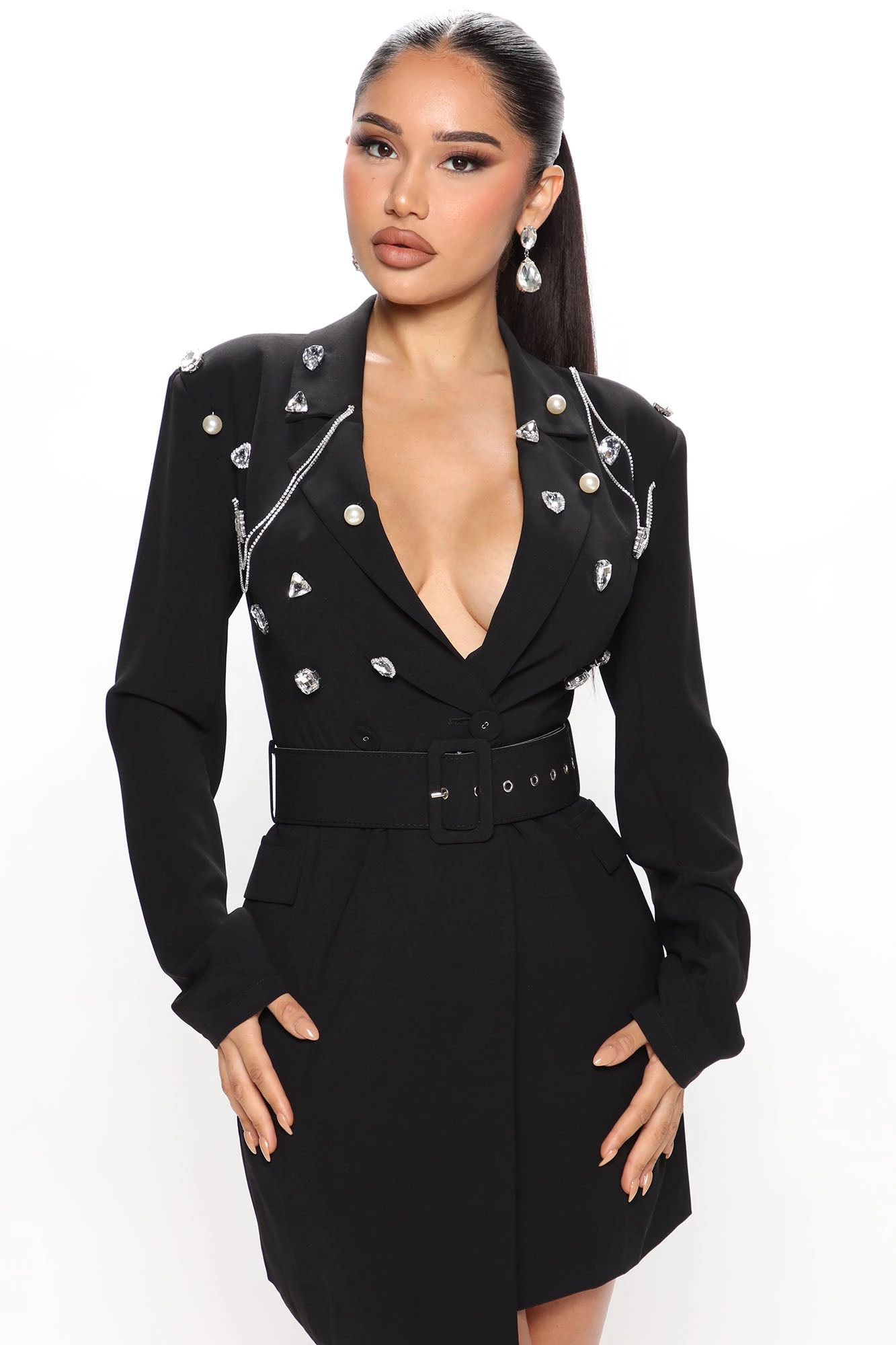 Fashion Nova Run The Show Blazer Dress - Black 6 Fashion Nova Run The Show Blazer Dress - Black - Image 4