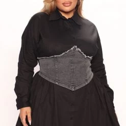 Fashion Nova Demi Corset Shirt Dress - Black 15 Fashion Nova Demi Corset Shirt Dress - Black -fashion nova dresses Shop 07 06 22Studio4 DM AC 15 41 36 76 JD3132 Black 2033 PLUS KS