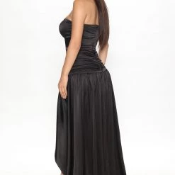 Fashion Nova Adelia Satin Maxi Dress - Black -fashion nova dresses Shop 07 07 22Studio2 ME RL 11 15 22 27 BD2908 Black 0227 KS
