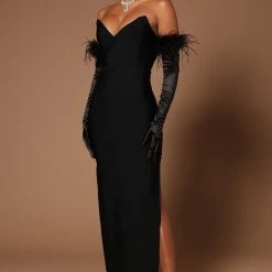 Fashion Nova Amora Bandage Dress Set - Black