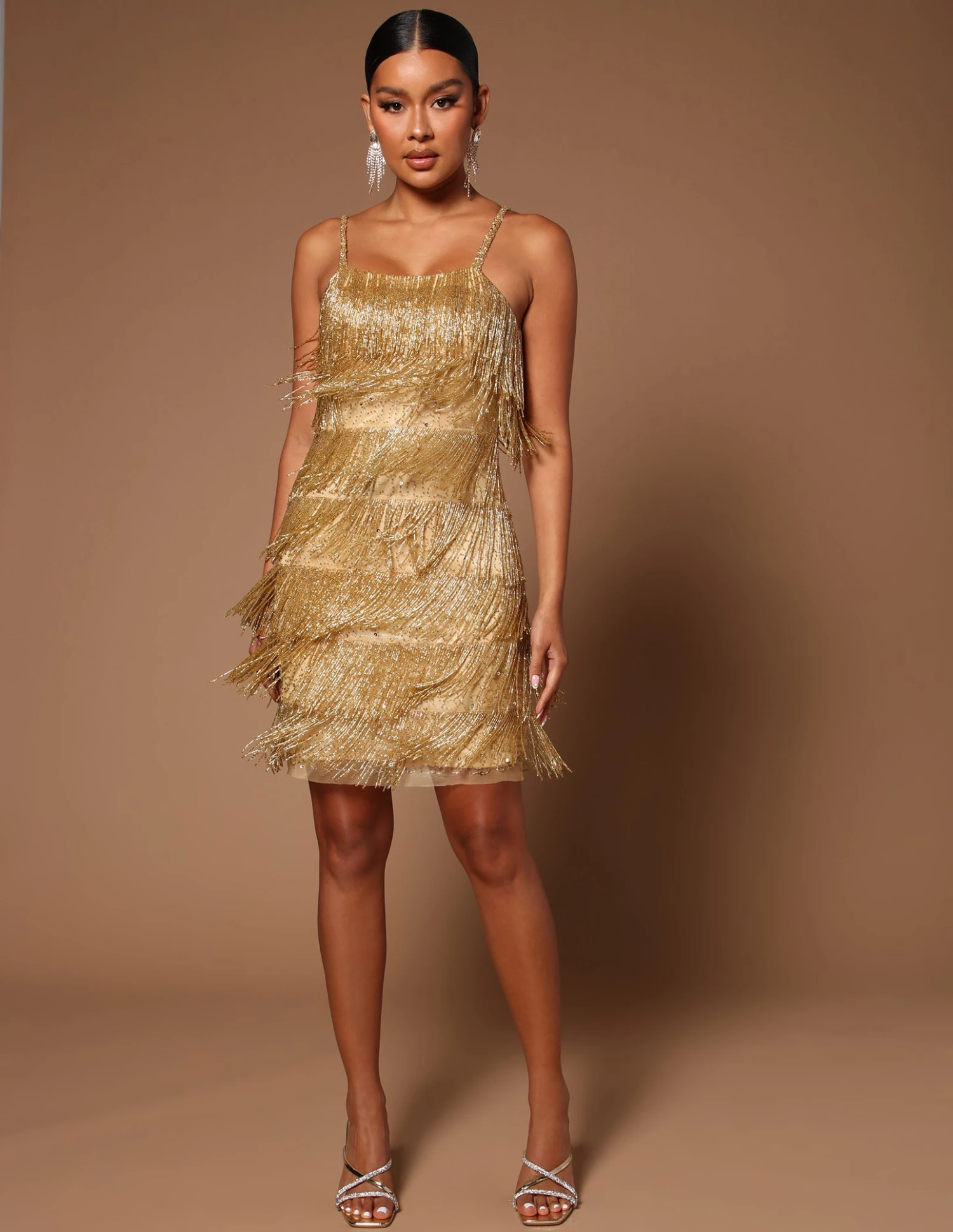 Fashion Nova Illiana Mini Dress - Gold 3 Fashion Nova Illiana Mini Dress - Gold