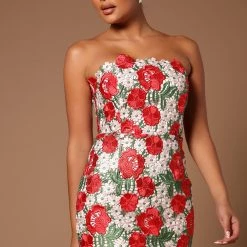 Fashion Nova Fauna Mini Dress - Red/combo -fashion nova dresses Shop 07 07 22Studio5 CE KP 14 33 40 42 A91861 Redcombo 3882 JB