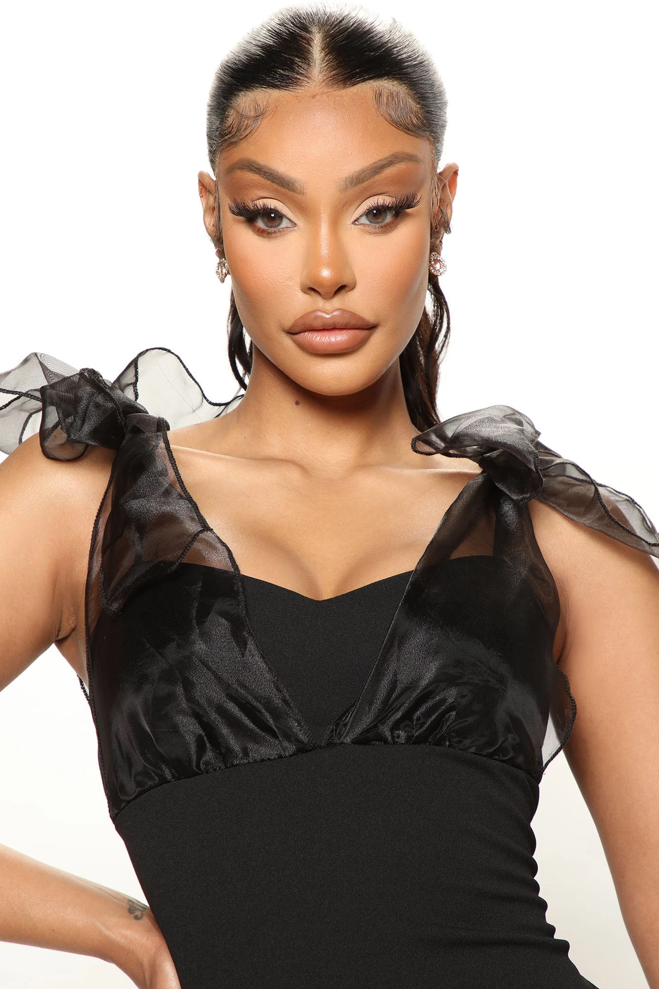 Fashion Nova Zoe Midi Dress - Black 5 Fashion Nova Zoe Midi Dress - Black - Image 3