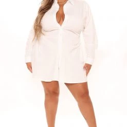 Fashion Nova Friday Feels Shirt Dress - White 19 Fashion Nova Friday Feels Shirt Dress - White -fashion nova dresses Shop 07 12 21Studio2 SN TB 10 16 45 1 DGI3987 White 6260 PLUS JK