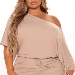 Fashion Nova Less Excuses Mini Dress - Taupe -fashion nova dresses Shop 07 12 21Studio2 SN TB 10 44 43 7 MD2569 Taupe 6319 PLUS JK