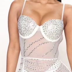 Fashion Nova Donna Embellished Mini Dress - White -fashion nova dresses Shop 07 14 22Studio3 MS 14 17 51 14 BCCDS61892 White P 1948 EH