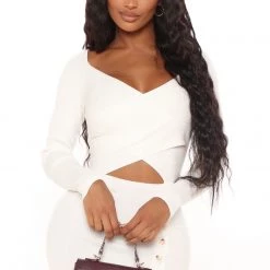 Fashion Nova Love Struck Sweater Midi Dress - White -fashion nova dresses Shop 07 15 21Studio3 ME TB 15 12 00 63 SBD125 White 0826 WG