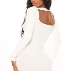 Fashion Nova Love Struck Sweater Midi Dress - White -fashion nova dresses Shop 07 15 21Studio3 ME TB 15 12 49 63 SBD125 White 0836 WG