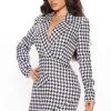Fashion Nova Rianne Blazer Dress - White/Black -fashion nova dresses Shop 07 18 22Studio2 CE RL 11 27 17 21 BD1750 WhiteBlack 0339 EH
