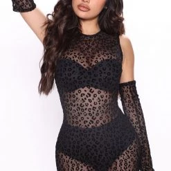 Fashion Nova Mia Gloved Midi Dress Set - Black -fashion nova dresses Shop 07 19 22Studio2 KJ KP 13 30 54 34 D23980FN Black 1003 EH