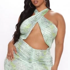 Fashion Nova Congo Mini Dress - Green/combo -fashion nova dresses Shop 07 23 21Studio3 DD KP 10 37 26 15 5569E Green 3906 PLUS KL