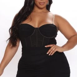 Fashion Nova Dreaming Of Dancing Mini Dress - Black -fashion nova dresses Shop 07 23 21Studio3 DD KP 10 57 55 18 SK0024 Black 3931 PLUS KL