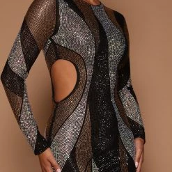 Fashion Nova Sofiya Embellished Dress - Black -fashion nova dresses Shop 07 25 22Studio6 ME KP 13 35 39 26 A79276D Black 9112 SG