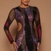 Fashion Nova Sofiya Embellished Dress - Black/Pink -fashion nova dresses Shop 07 25 22Studio6 ME KP 13 40 00 27 A79276D BlackPink 9120 SG