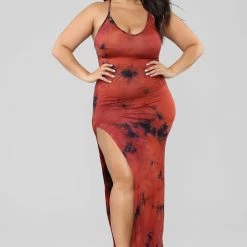 Fashion Nova Dye For Me Dress - Rust -fashion nova dresses Shop 07 27 18 Studio 1 10 50 03 D1028TD Rust 13817 AJ scaled