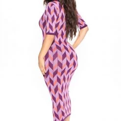 Fashion Nova Luana Sweater Midi Dress - Purple/combo -fashion nova dresses Shop 07 27 22Studio2 ME RL 11 37 45 23 D23650 Purplecombo 0335 KS