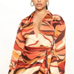 Fashion Nova Get The Facts Satin Maxi Dress - Rust/combo 6 Fashion Nova Get The Facts Satin Maxi Dress - Rust/combo -fashion nova dresses Shop 07 27 22Studio4 RT DJ 10 49 31 18 HF22H371 Rustcombo P 25141 JB