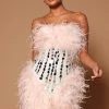 Fashion Nova Ilianna Feather Embellished Mini Dress - Pink -fashion nova dresses Shop 07 27 22Studio5 SN KP 11 01 09 13 22GWF0247 Pink 9645 JB