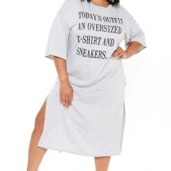 Fashion Nova Stating Facts T Shirt Dress - Grey -fashion nova dresses Shop 07 28 20Studio2 MS MJ 10 49 00 18 JS970 Grey 4106 PLUS JK