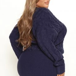 Fashion Nova You're Mine Sweater Mini Dress - Navy 15 Fashion Nova You're Mine Sweater Mini Dress - Navy -fashion nova dresses Shop 07 28 22Studio3 RM RL 14 29 09 36 SK0663 Navy P 1797 PLUS PB