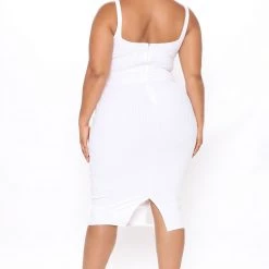 Fashion Nova No Cuts Given Bandage Midi Dress - White -fashion nova dresses Shop 07 29 21Studio3 JP MJ 10 55 59 22 MD6674 White 6181 PLUS MH