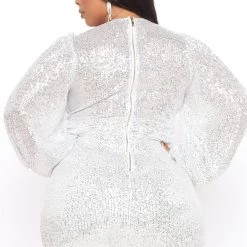 Fashion Nova Starla Sequin Mini Dress - White -fashion nova dresses Shop 08 02 21Studio3 CE TB 11 24 35 31 5254D White 7611 PLUS KS