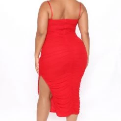 Fashion Nova Feeling My Mesh Dress - Red -fashion nova dresses Shop 08 02 21Studio3 CE TB 13 20 05 44 72065 Red 7724 PLUS KS